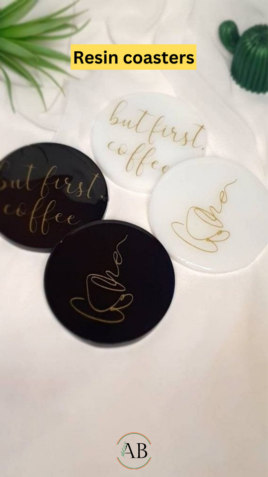 Resin tea/coffee coasters