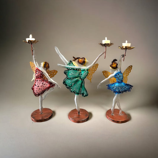 Set of 3 Doll Candle Holder
