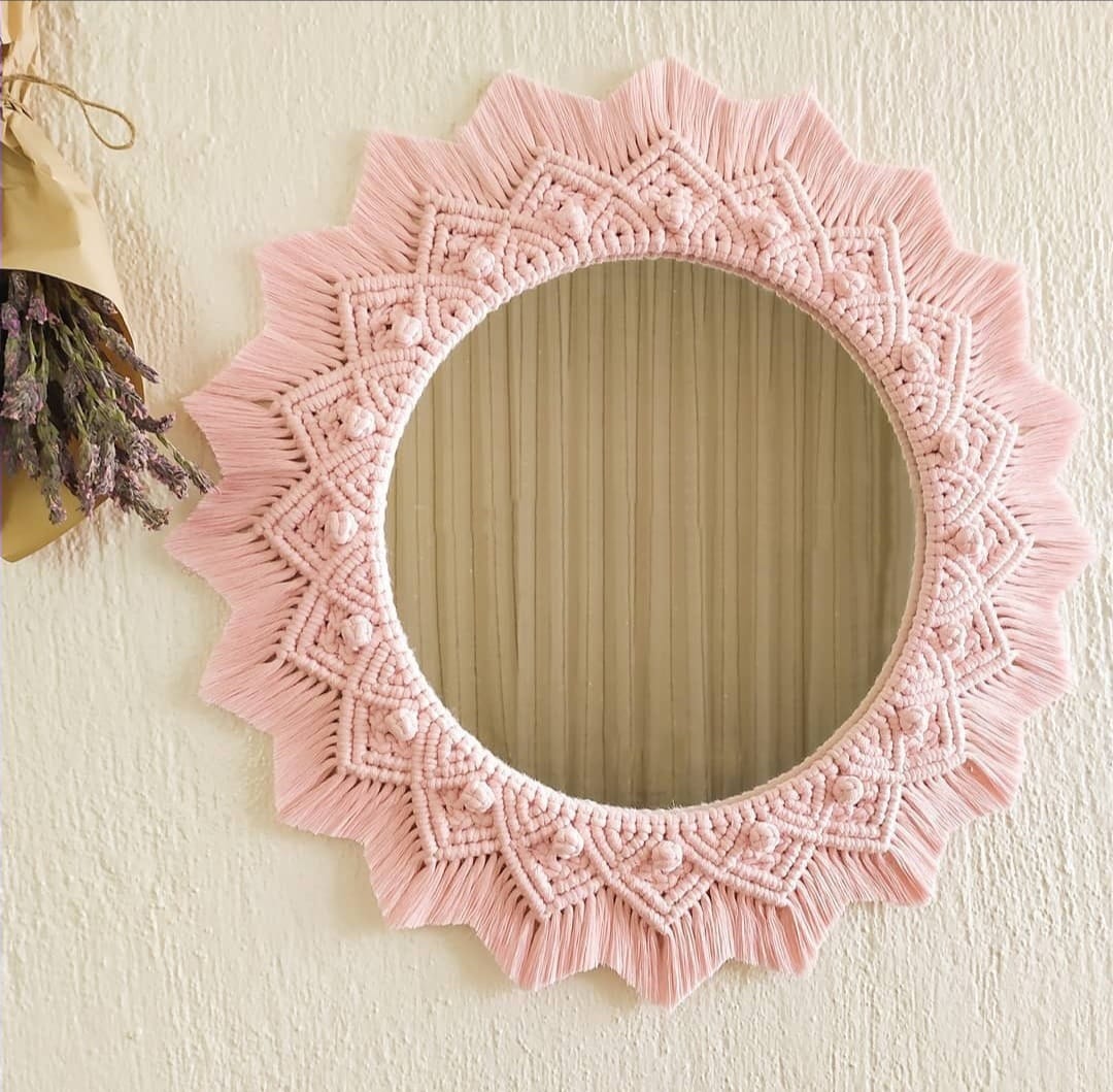 Macrame Wall Mirror